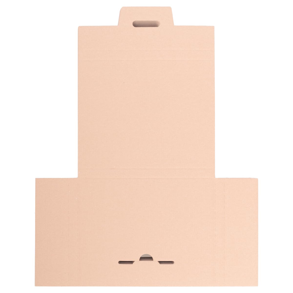 Kalenderverpackung KV1 – 24,5x19,5x2 Cm (außen), Braun, Wiederverschließbar, 25 Stück