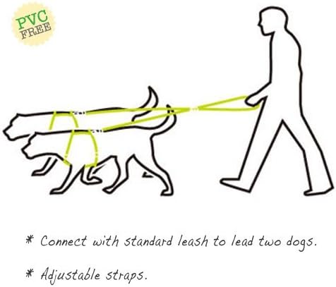 Dog Leash Twin Coupler - Lavender - Medium