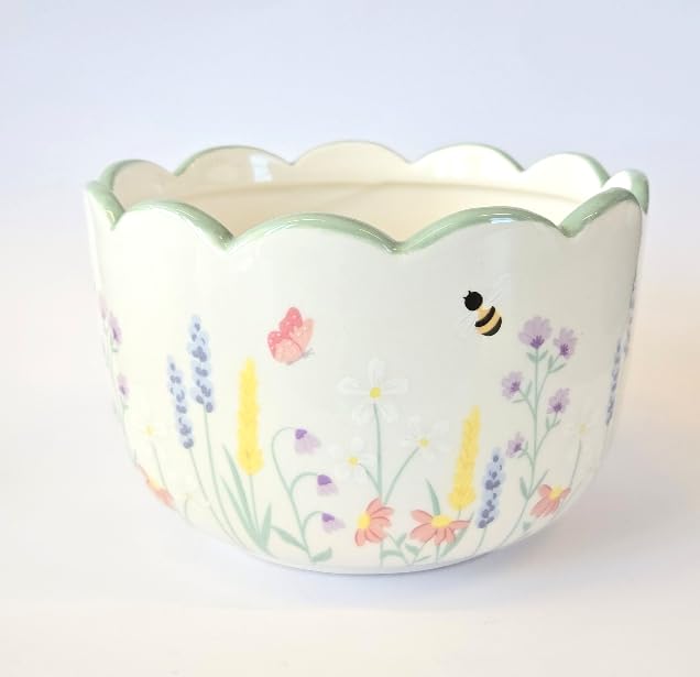 Jardinière florale prairie Sass & Belle pour décorer un salon