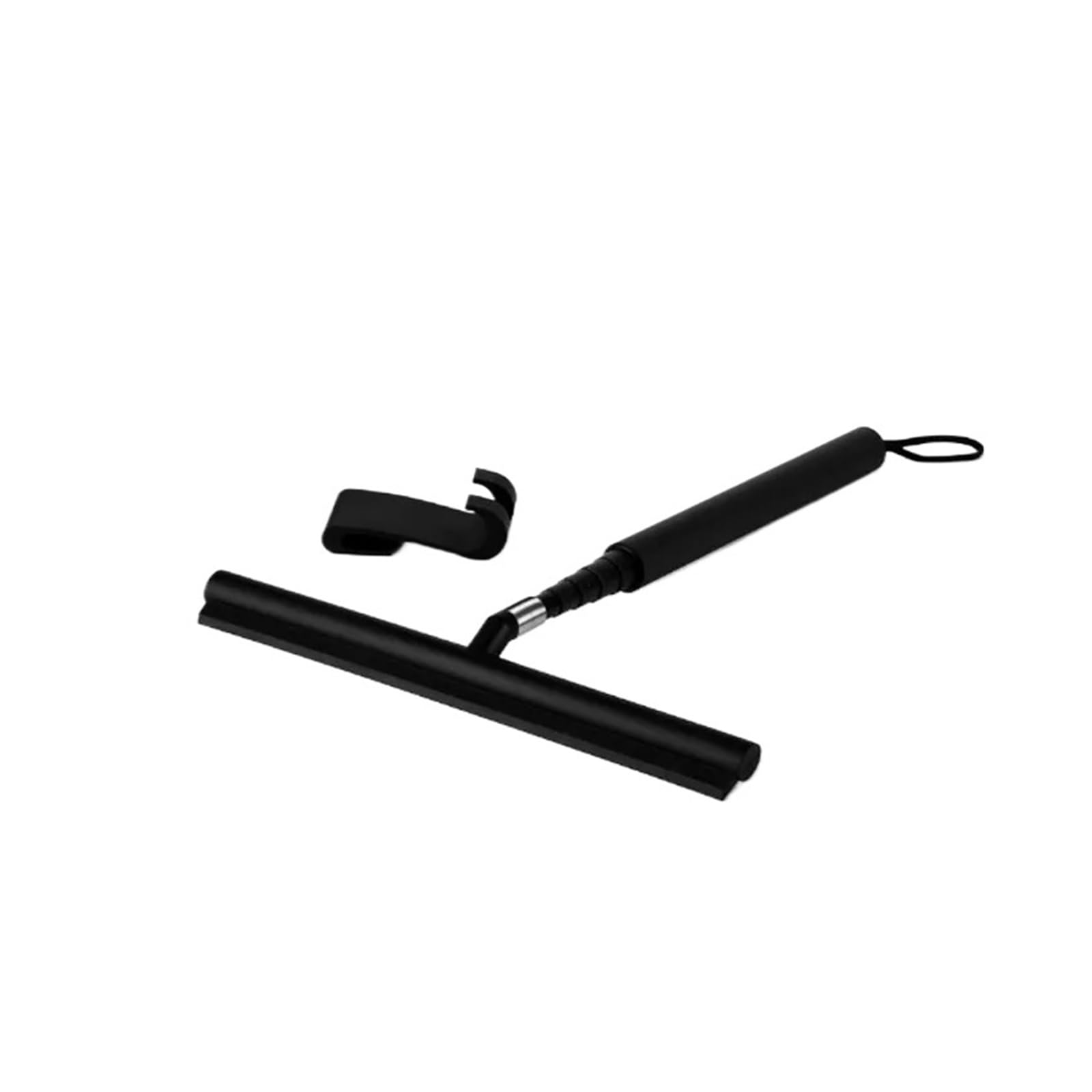 Rasqueta Ducha Limpiador telescópico de Ducha for Puertas Vidrio, raspador con Soporte Largo, Limpiador Espejos baño, for Limpieza vidrios