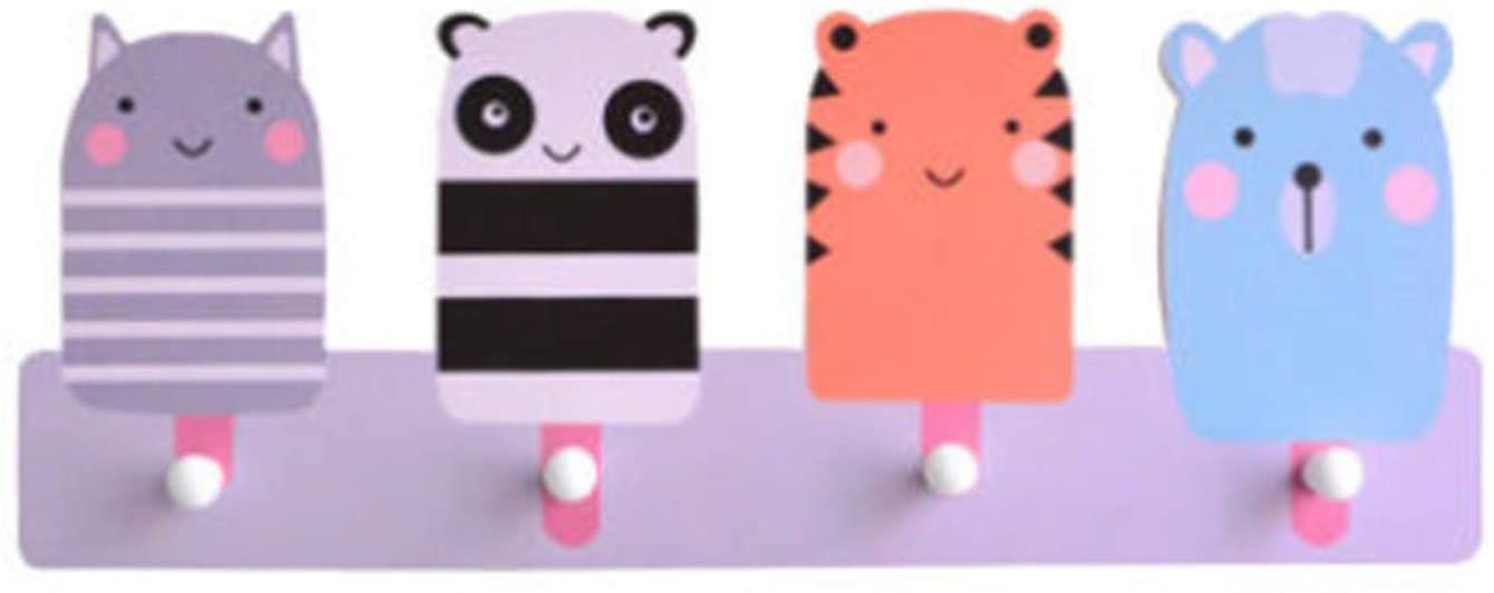 Cintre Décoratif Animal Vastsea - Lot De 15 Cintres En Bois Pour Enfants | Design Animaux Mignons | Anti-dérapant Cintres Bois Antidérapants