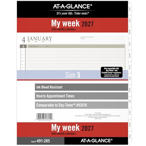 At-A-Glance Weekly Planner, 8.5x11