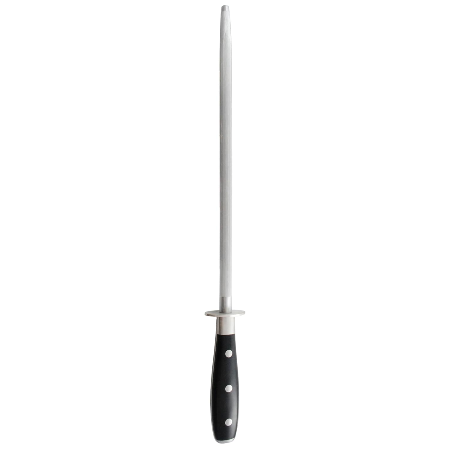Messermeister 12 Ceramic Sharpening Rod - Knife Sharpener - Fine 1200 Grit - Ceramic Core Large Sharpening Surface