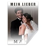 GP TONER Personalisiertes Poster Eigene Bilder hochladen gestalten Mein Lieber Mann Perfekt für deine Inneneinrich ...