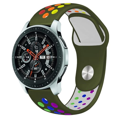���O��22MM�ʗp �X�}�[�g�E�H�b�`�o���h �N�C�b�N�����[�X�r���v�o���h�R���p�`�u�� Samsung Galaxy Watch 3 45mm/Galaxy 46mm�A�R���p�`�u�� HUAWEI GT2/3 Pro/GT3 46mm�x���g�ʋC �V���R�� �ԕ�