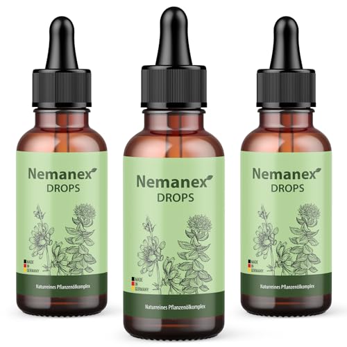 NEMANEX - adecuado para hombres y mujeres - con ingredientes naturales - contenido de 30 ml por frasco 3x