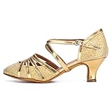 ❤️Nota: los zapatos de baile son diferentes de los zapatos deportivos comunes. Mida la longitud y el ancho de sus pies antes de realizar el pedido, luego consulte nuestra tabla de tallas para comprar.  Le proporcionamos 30 días sin motivo para regresar y el servicio de reembolso que puede comprar con confianza. 