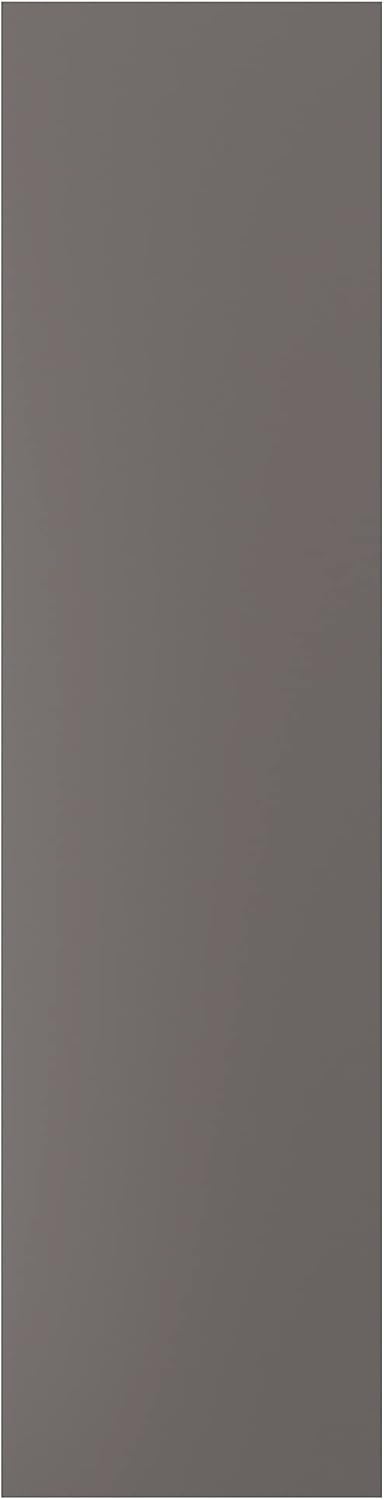 FORSAND Door with hinges, dark grey, 50x195 cm