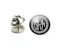 Algopix Similar Product 4 - Monogram Tie Tack, Personalized Tie Pin