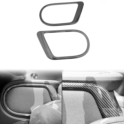 JUIVEEL Carbon Fiber Center Console Water Cup Holder Panel Side ...