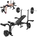 Regolabile per allenamenti personalizzati: dispone di più angoli dello schienale per posizioni piatte, inclinate o declinate, consentendo un allenamento mirato del gruppo muscolare per raggiungere diversi obiettivi di fitness.