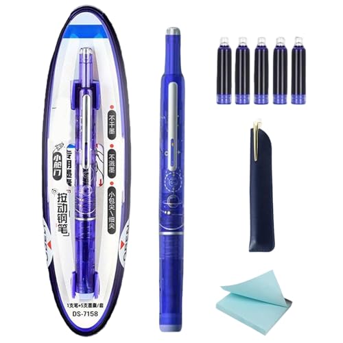 Stylo plume rétractable à encre pour calligraphie et journal intime - 6
