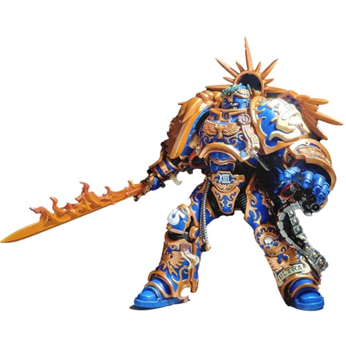 JOYTOY Warhammer 40K Ultramarines Primarch Roboute Guilliman 1/18 Scale 7 Inch Action Figure Space Marine Leader Collectible Model
