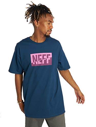 Preisvergleich Produktbild NEFF Herren New World Tee Hemd, Hafenblau, Mittel