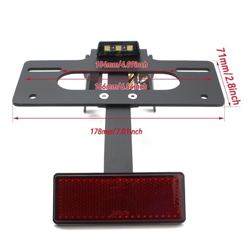 Support de plaque d'immatriculation Ducati Hypermotard 698 Mono RVE 2024