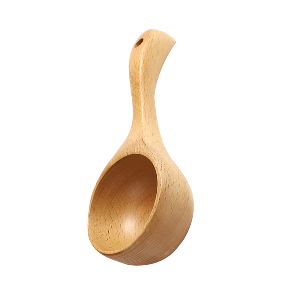 1pc Wooden Spoon Solid Wood Beech Japan