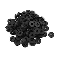Algopix Similar Product 2 - uxcell Rubber Flat Washers 13mm OD 5mm