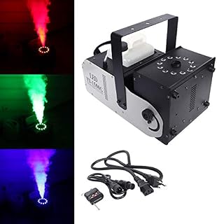 Tengchang DMX Smoke Fog Machine RGB w/Remote 12 LED 1500W 3 in 1
