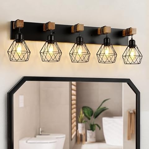 Maesta 5 Light Rustic Vanity Fixture Cover