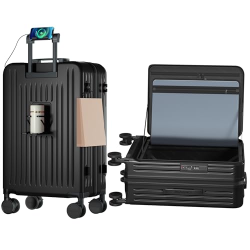 [Redamancy] �X�[�c�P�[�X �t�����g�I�[�v�� �ЊJ�� �g���@�\�t PC �L�����[�P�[�X YKK�t�@�X�i�[ �X�g�b�p�[�t �É� �_�u���L���X�^�[ USB�|�[�g �J�b�v�z���_�[�t �X�}�z�X�^���h�t �y�� ��e�� �ϏՌ� �L�����[�o�b�O �C�w���s �o��