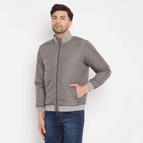 Image of Duke Stardust Men Full Sleeve Jacket (SDZ4075 Stone Green XL)