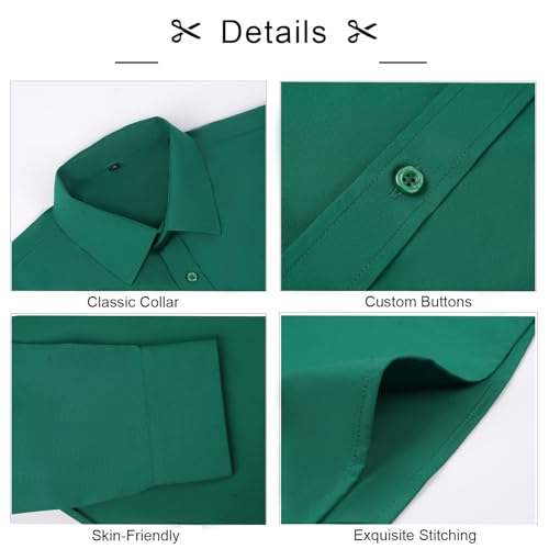 Image of Alizeal Mens 3 Pcs Long Sleeve Shirts Set