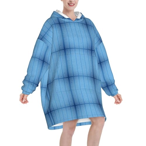 Sweat couverture binaire bleu pour des soirées programmation au chaud