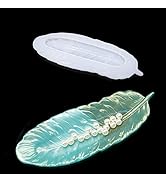 iSuperb Epoxidharz Silikonformen Feder Tablett Kreative Gießform Silikon mit Federformen Epoxidha...