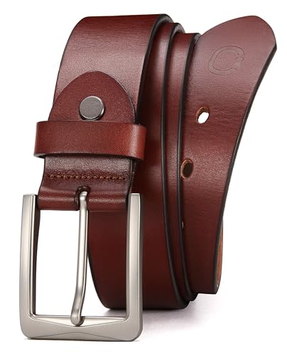 CHAOREN Mens Leather Belt - 1.5