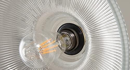 Lampe de lustre de luxe moderne éclairage LED en verre à rayures