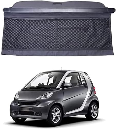 Cubreobjetos retráctil para Smart 2015-2018 que protege el maletero trasero 2