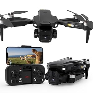 Mini Drone Caméra HD pour Débutants Toladrone TD12PRO
