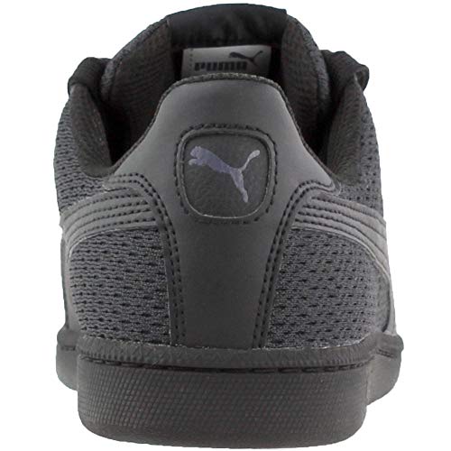 PUMA PUMA Men's Smash Knit C Black Ankle-High Fabric Fashion Sneaker - 9M
