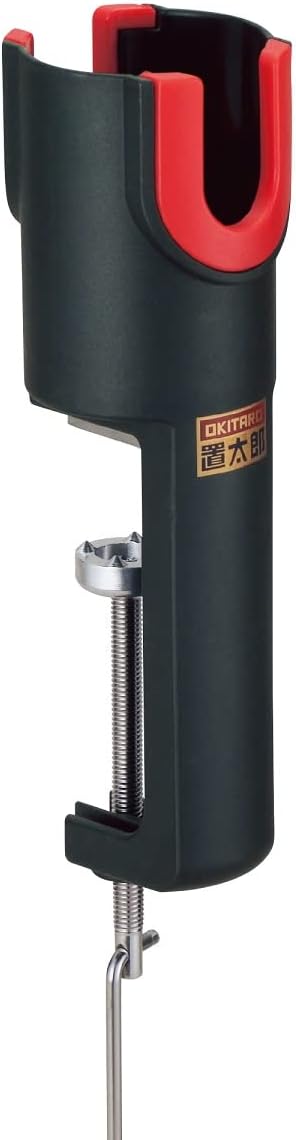 Daiichi Seiko 02038 Okitaro Rod Holder, Black, 8.7 x 2.5 x 2.5 inches (220 x 63 x 64 mm)
