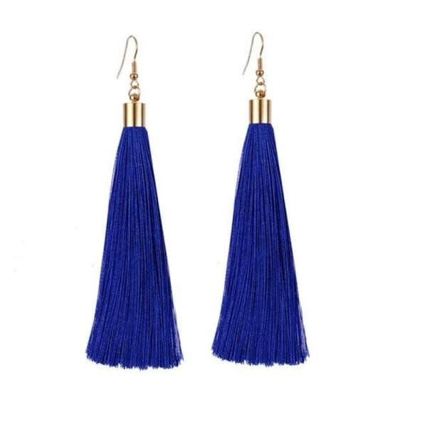 Long Tassel Earrings for Women, Yellow Silk Thread, 10cm Drop Length, Gold-Plated Hook, Fashion Dangle Statement Jewelry-picture-40
