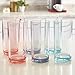 US Acrylic Classic 16 ounce Premium Quality Plastic Water Tumblers in Coastal Mist Colors | Set of 6 Drinking Cups | Reusable, BPA-free, Made in the USA, Top-rack Dishwasher Safe
