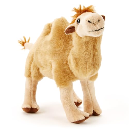 Zappi Co Peluche chameau de Bactrian – Fait partie de la collection d'animaux de safari (16 cm de longueur), rembourré, doux, douillet, parfait pour les enfants