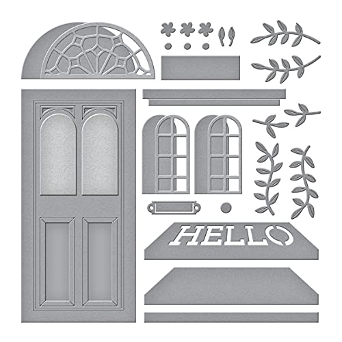 SPELLBINDERS PAPERCRAFTS, INC Spellbinders Gravado Morre - Base de Porta Aberta, Metal