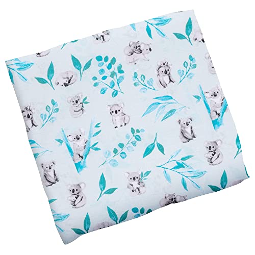 Image of Stephen Joseph Muslin Swaddle Blanket, 47-Inch, Cotton, Koala