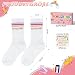 YUNYAKARSA Schulkind Socken Baumwolle 25-34, Geschenk Einschulung Junge Socken Einschulung Mädchen, Einschulung Geschenk Mädchen Schulanfang Schultüte Mädchen Füllung