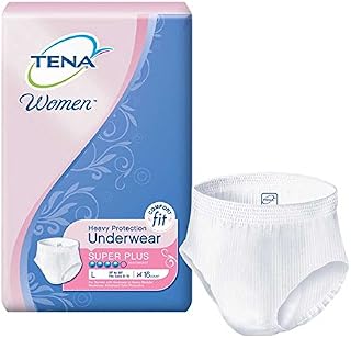 Tena Super Plus Protective Underwear for Women, Large, Pull On, 54900 - Case