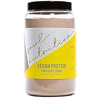 Soul Nutrition Vegan Protein Powder, Chocolate Swirl, 1 kilograms