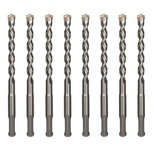 Sabre Tools 10-Pack 3/8 Inch x 6 Inch SDS Plus Rotary Hammer Drill Bits, Carbide Tipped for Brick, Stone and Concrete (3/8” x 4