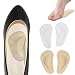 Medical Arch Support Insoles for Flat Feet Arch Support Gel Foot Cushions High Arch Cushions Shoe Insoles Women & Men Shoe Inserts for Foot Pain Relief, Skin+Clear Color