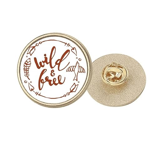 Broche ronde en métal doré idéale pour sublimer un manteau