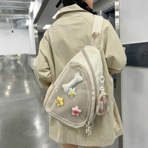 Sac de poitrine transparent anti-perte d'objets pour surmonter les contrôles - 4