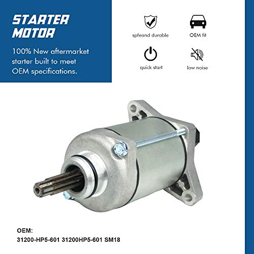 image for TOPSCOPE New Starter Motor For 2007-2009 HONDA ATV TRX420FE FM FOURTRA