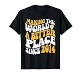 2014 Birthday Vintage Hippie Groovy Design