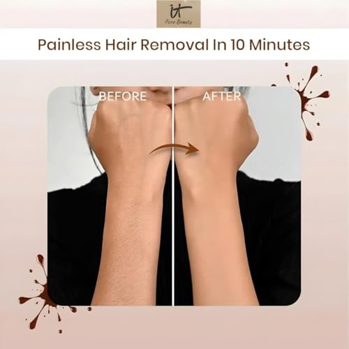 Image of Herbal Chocolate Wax Powder For Women and Men | Instant Hair Removal | Painless & Quick, BAS-Free, pH-Balanced | No Smell | Safe for Bikini, Face & Body | No Side Effects | Unisex |100GM
