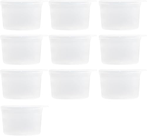 Miniatura 6 de Molde de hielo de plástico de repuesto y tapa compatible con accesorio de afeitadora de hielo Kitchenaid (paquete de 10 transparentes)